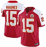 Men & Women & Youth Kansas City Chiefs #15 Patrick Mahomes Red White 2023 F.U.S.E. Vapor Untouchable Limited Football Stitched Jersey,baseball caps,new era cap wholesale,wholesale hats